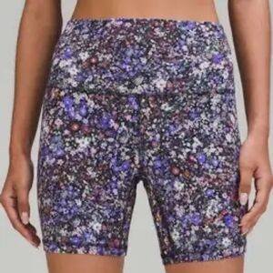 Lululemon Floral Spandex Shorts